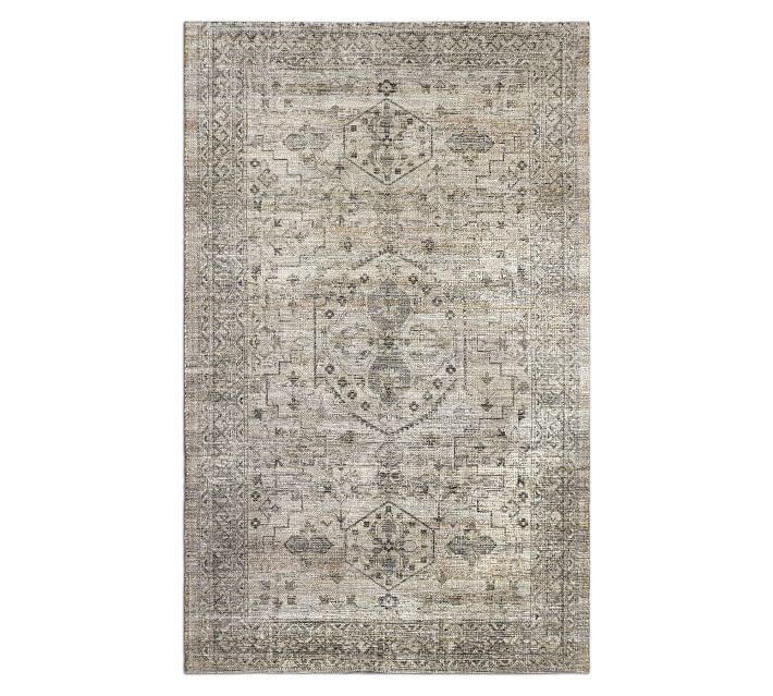 Lorre Handwoven Jute Chenille Rug Pottery Barn