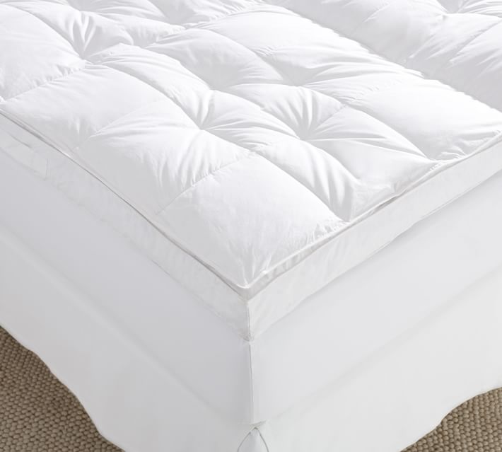 Luxury Down Top Featherbed Pottery Barn - Queen Feather Bed Cover Luxury Down Top Featherbed Pottery Barn - Queen Feather Bed Cover