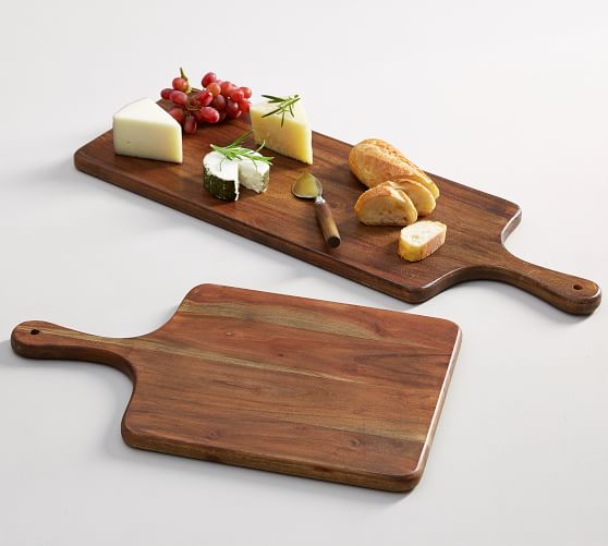 Chateau Acacia Wood Cheese Boards Pottery Barn