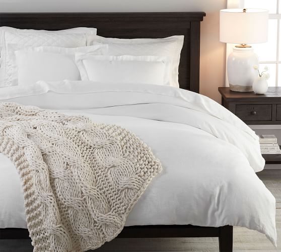 Belgian Flax Linen Duvet Cover Shams Pottery Barn