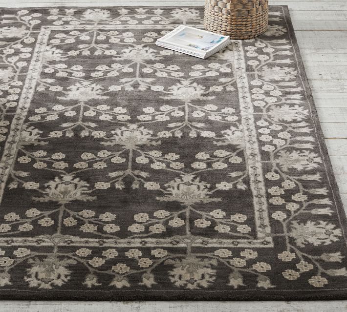 Kennedy PersianStyle Hand Tufted Wool Rug Pottery Barn
