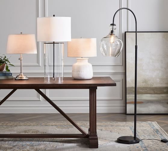 metal lamp table