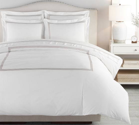 pottery barn grand organic duvet