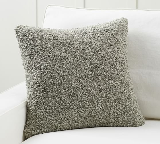 pottery barn fur pillows