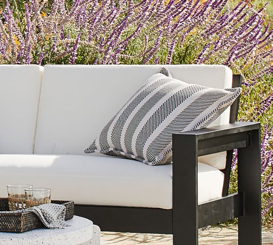 Malibu Metal Outdoor Furniture Cushion Pottery Barn Malibu Metal Outdoor Furniture Cushion, Colorful Outdoor Furniture