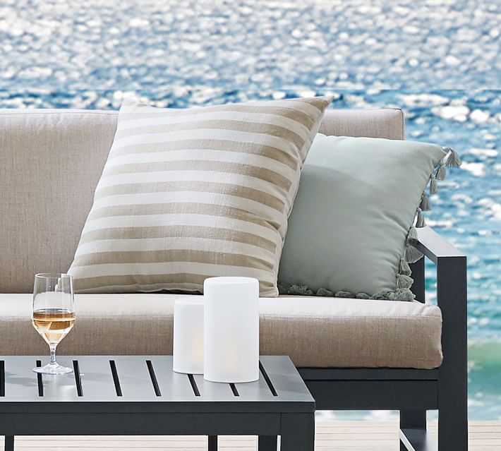 Indio Sunbrella Metal Outdoor Furniture Cushions Pottery Barn Metal Outdoor Furniture Cushions, Patio Furniture Cushion