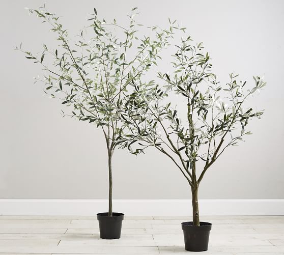 fake potted trees for indoors