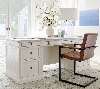 Livingston 57 Writing Desk With Drawers Pottery Barn