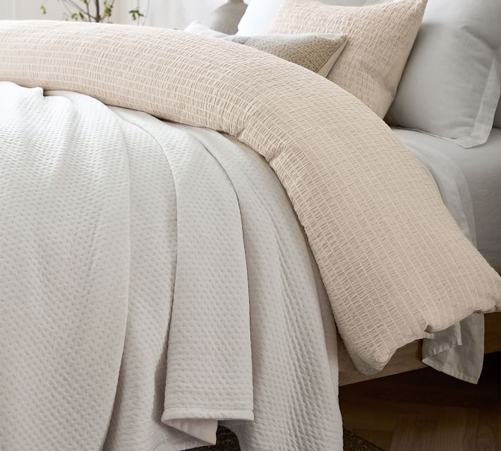 Reversible Knit Blanket Pottery Barn