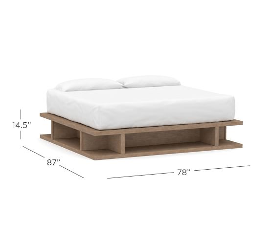 Brooklyn Storage Platform Bed Pottery Barn