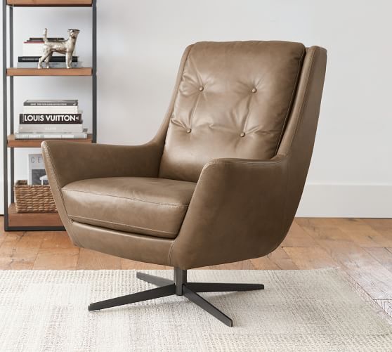 pottery barn swivel chair