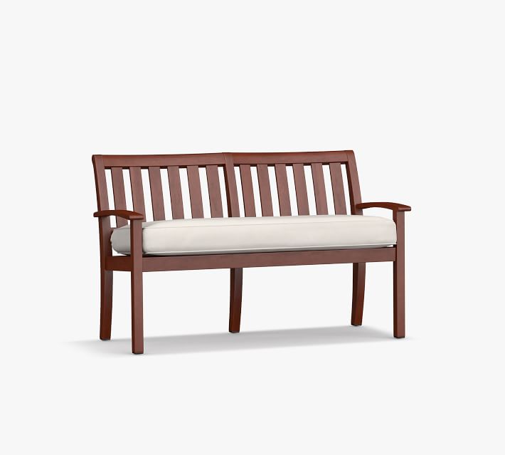 Chatham FSC® Mahogany Bench, Honey | Pottery Barn