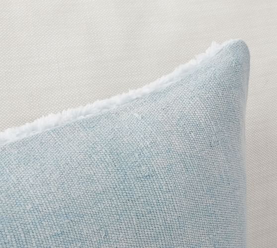 chambray pillow cover