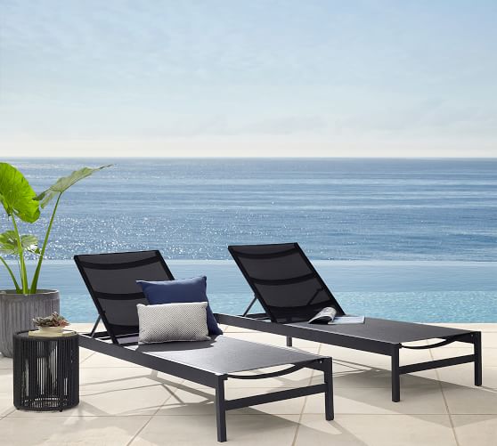 Fiji Mesh Stackable Chaise Lounge Set Of 2 Pottery Barn - Comfortable Outdoor Chaise Lounge Chairs Fiji Mesh Stackable Chaise Lounge Set Of 2 Pottery Barn - Comfortable Outdoor Chaise Lounge Chairs