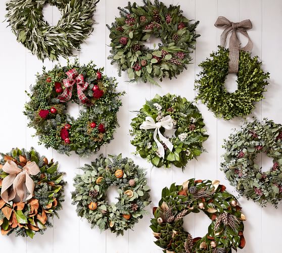 Preserved Golden Woodlands Wreath 