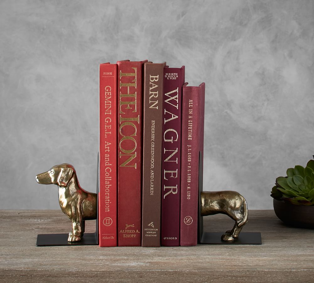 pottery barn bookends
