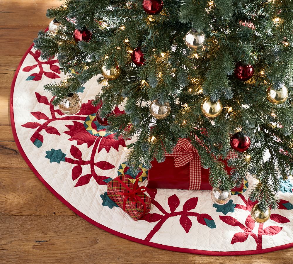 Maisie Quilt Tree Skirt Pottery Barn