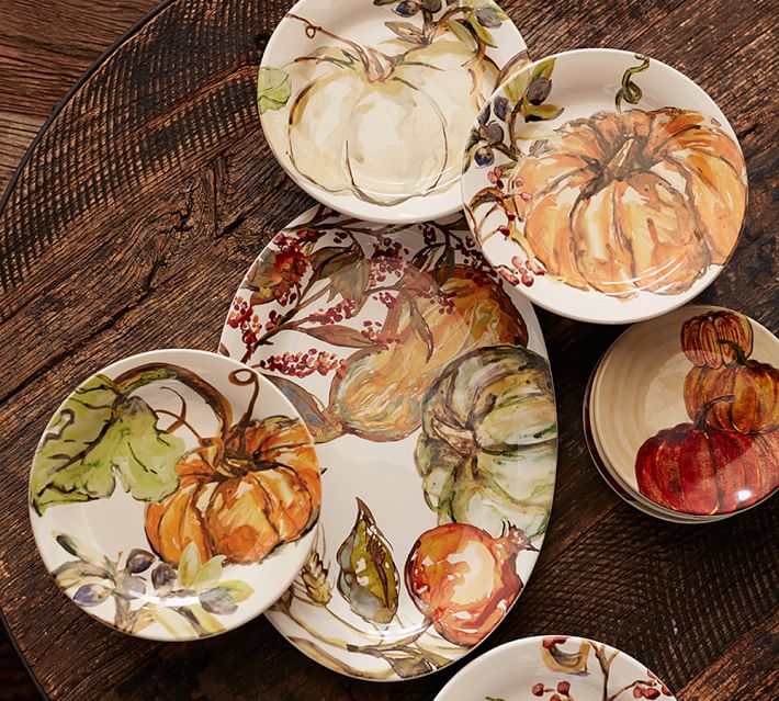 Harvest Pumpkin Entertaining Collection | Pottery Barn