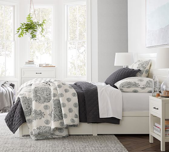 pottery barn white euro sham