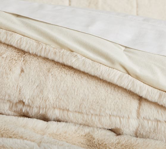 alpine faux fur comforter