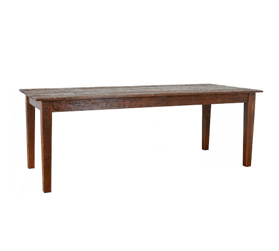 Brussels Reclaimed European Barnwood Dining Table Pottery Barn