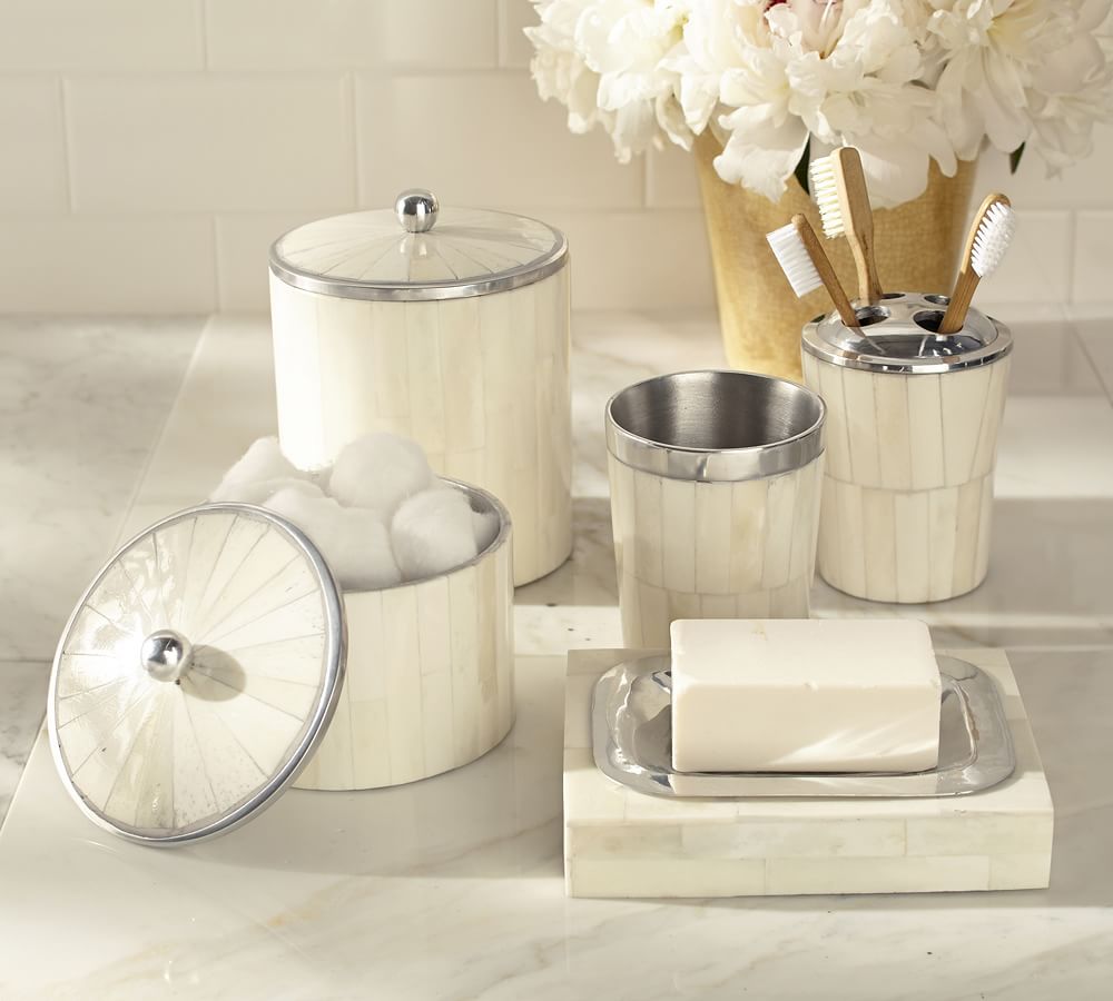 Bone Inlay Bath Accessories Pottery Barn