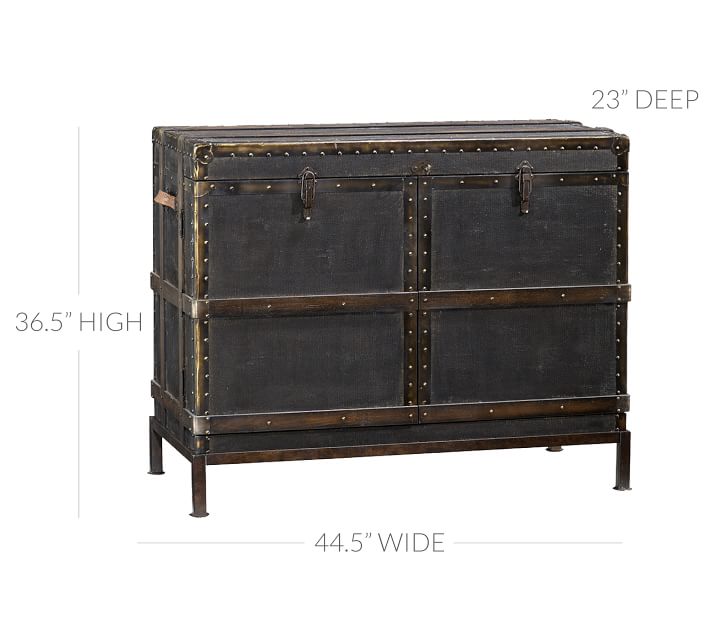 Ludlow Trunk Bar Bar Furniture Pottery Barn
