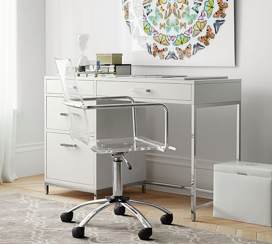 small desk and chair
