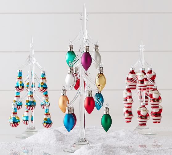 Christmas Decorations Set of 6 Miniature Nutcracker Christmas Tree Ornaments
