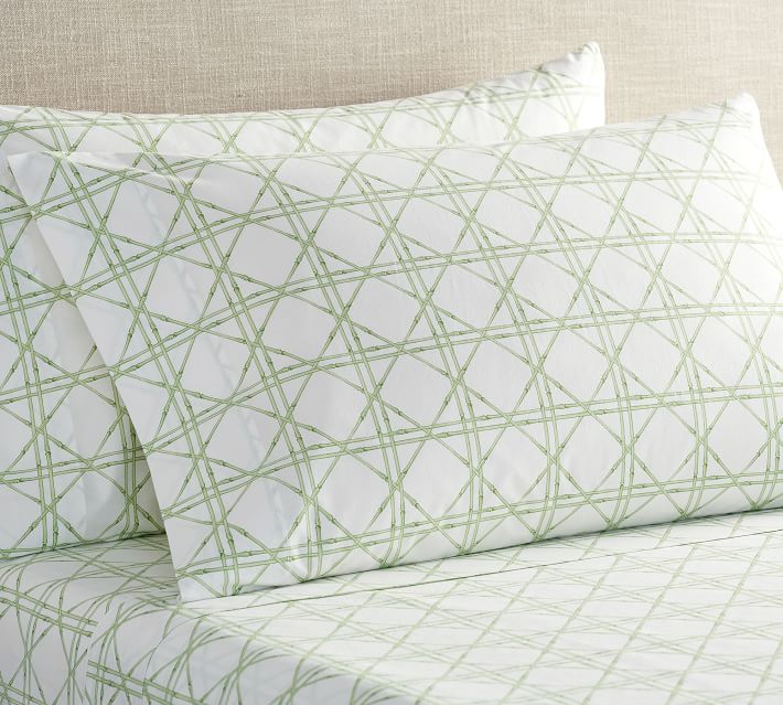 Monique Lhuillier Lucia Bamboo Sheet Set Pottery Barn