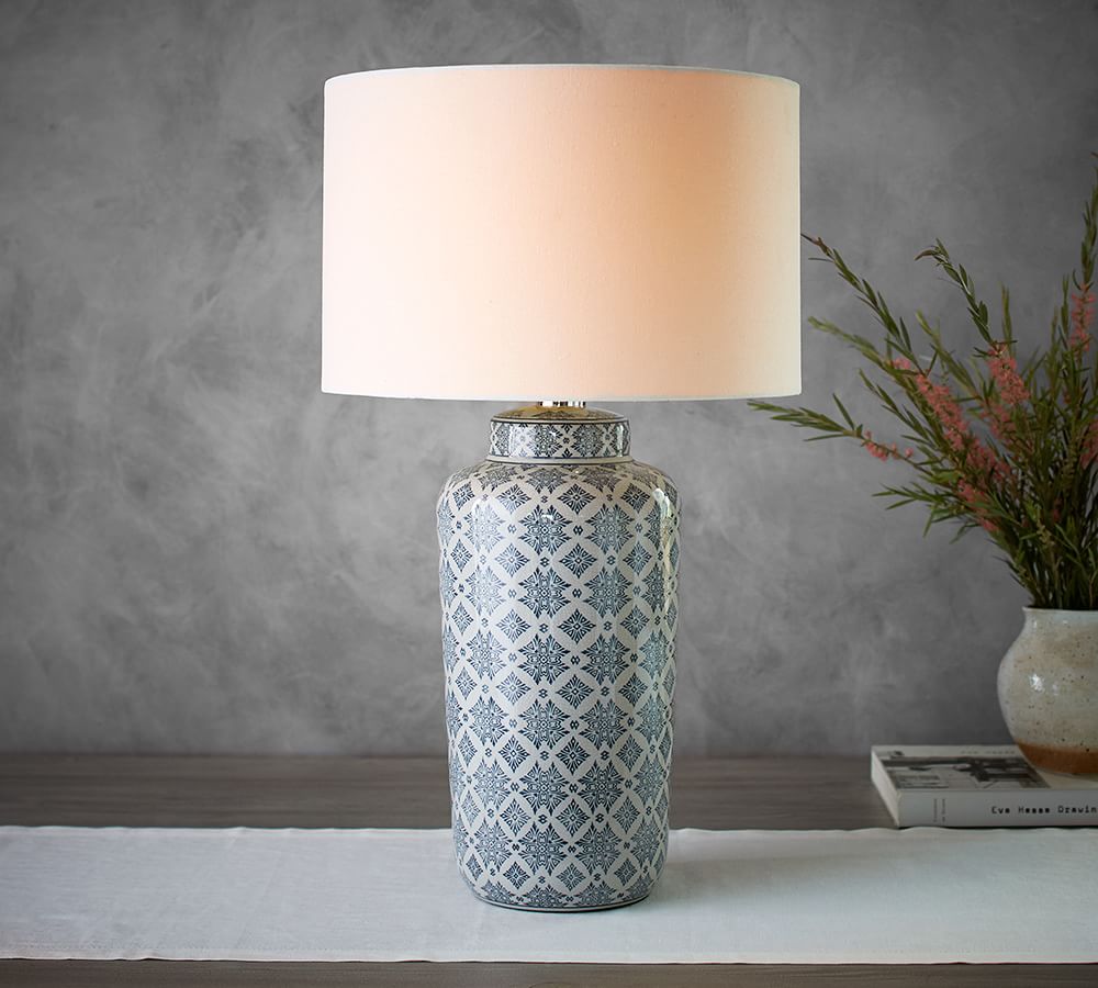 pottery barn langley lamp