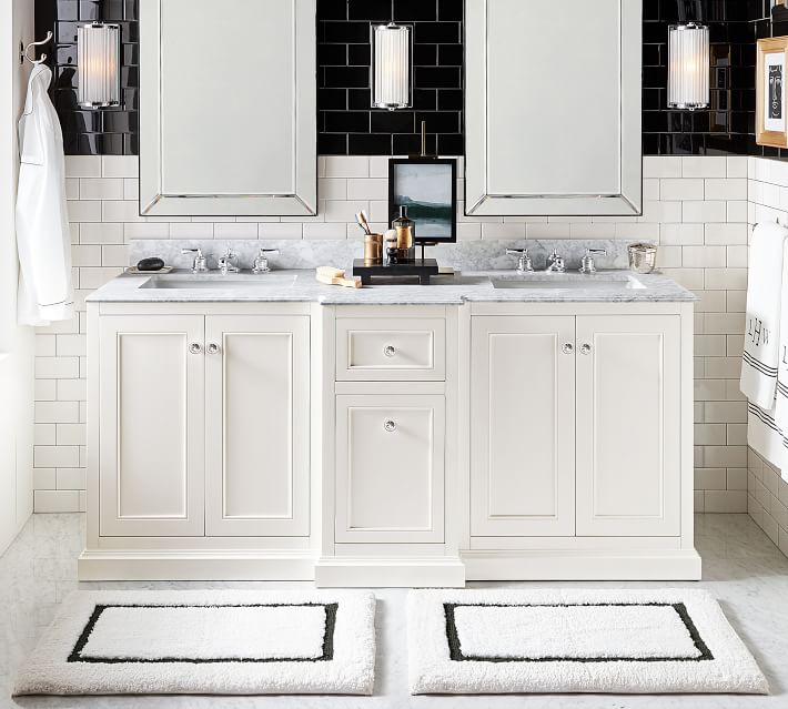 Memory Foam Bath Mat Pottery Barn