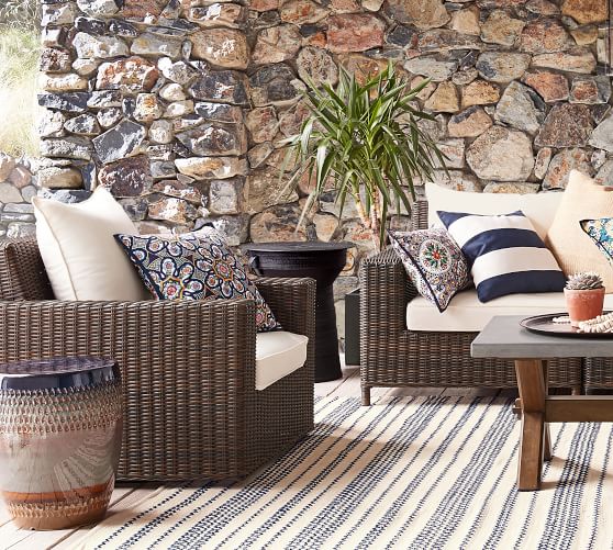 pottery barn outdoor pillow