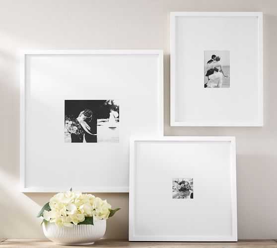 Madrid Black White 4x6 5x7 6x8 And 8x10 With Mount Photo Display Gift Frame 
