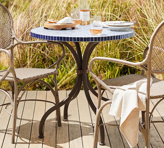 Outdoor Mosaic Bistro Table Set Off 53, Outdoor Tiled Table Set