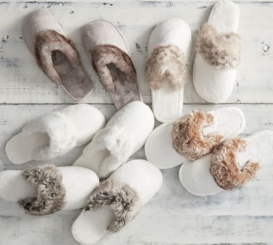 how to clean faux fur slippers