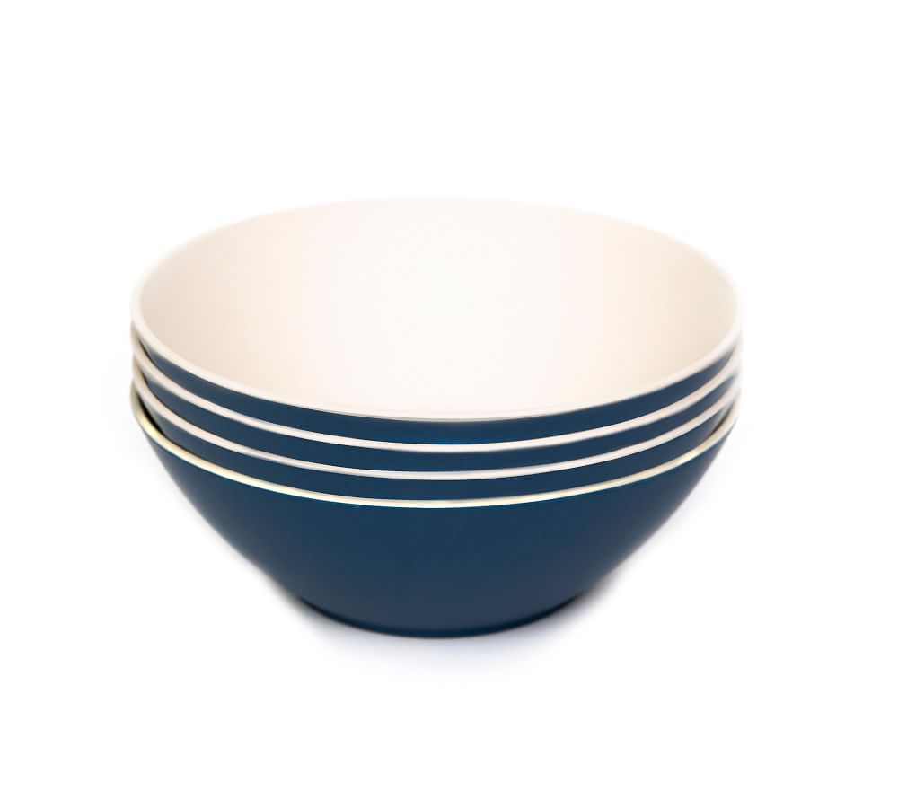 Bamboo Pasta Bowl Set of 4 Pottery Barn