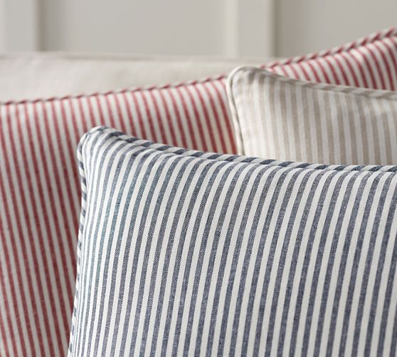 striped pillow covers