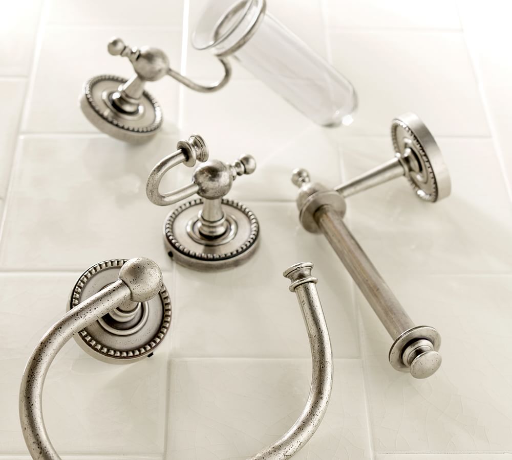 Quinn Beaded Toilet Paper Holder Pottery Barn