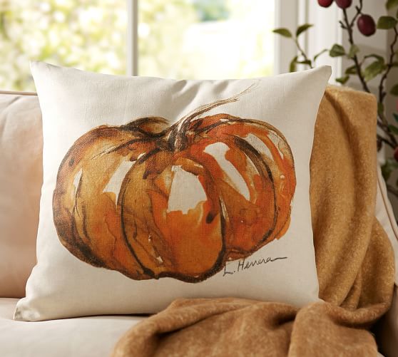 pottery barn pumpkin pillows