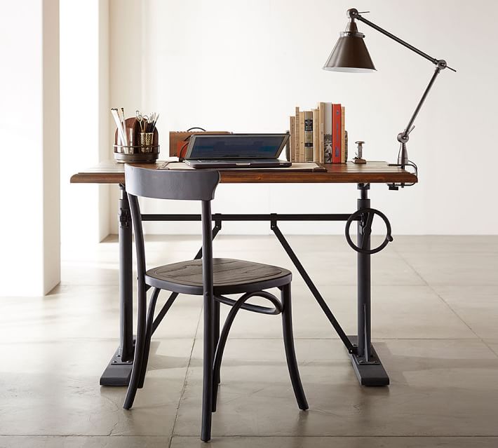 Pittsburgh Crank Standing Desk, Office Desk Pottery Barn