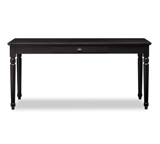 black writing desk