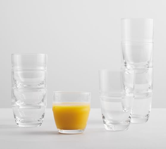 stackable drinking glasses