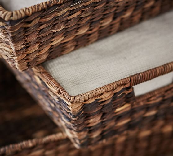 Havana Handwoven Seagrass Underbed Baskets Pottery Barn