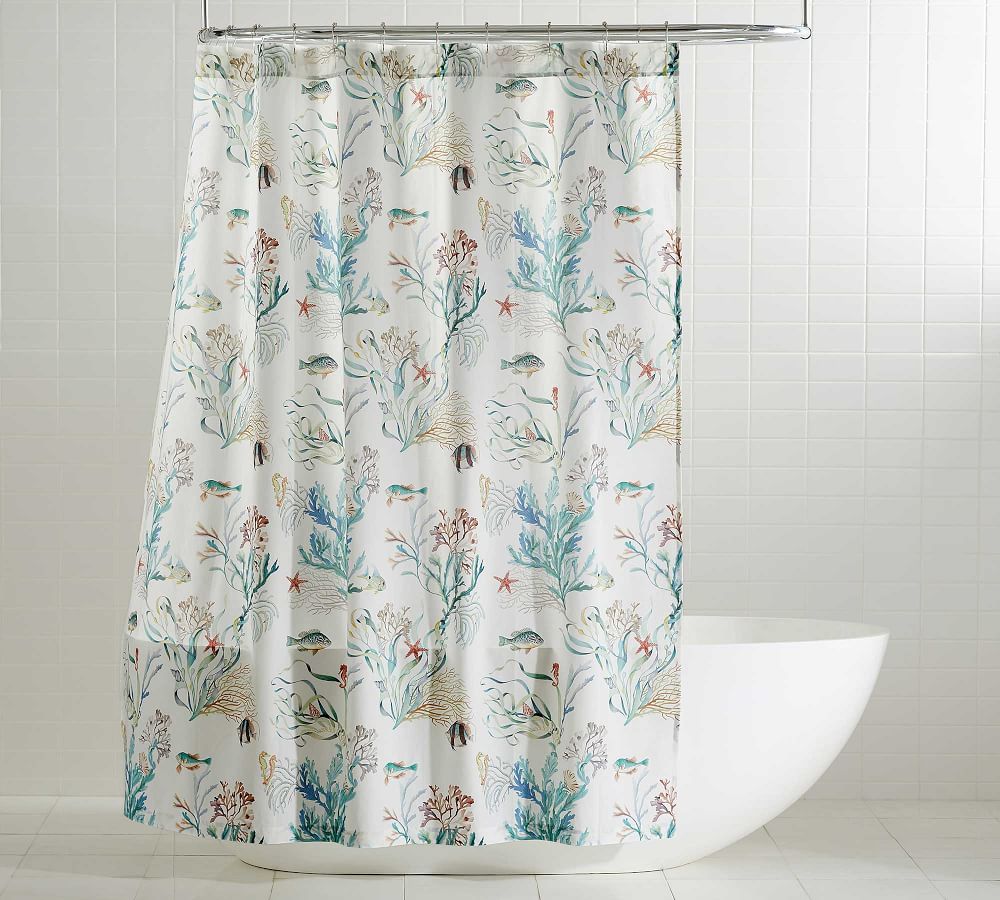 Fisher Organic Shower Curtain Pottery Barn