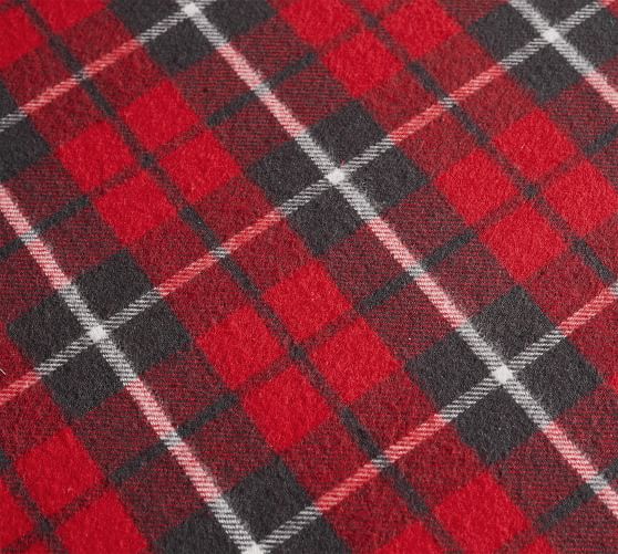 pottery barn flannel