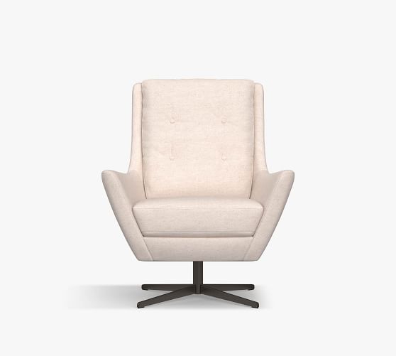 pottery barn swivel chair