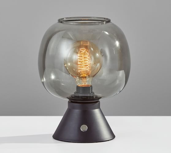 glass accent lamp