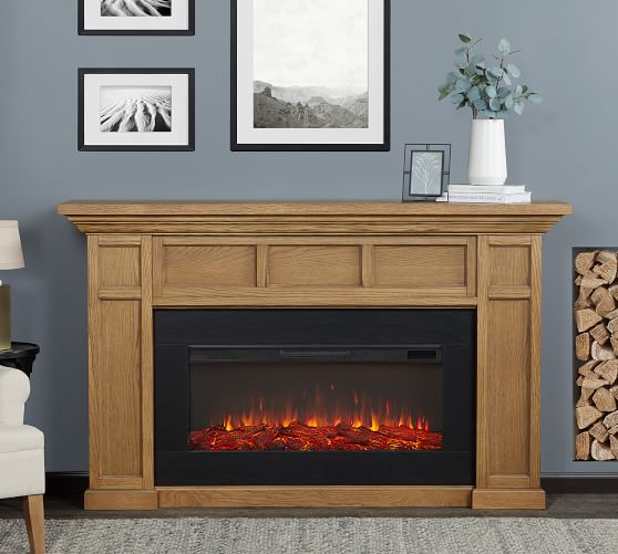 75 Alcott Grand Electric Fireplace, Do Electric Fireplaces Have A Real Flame