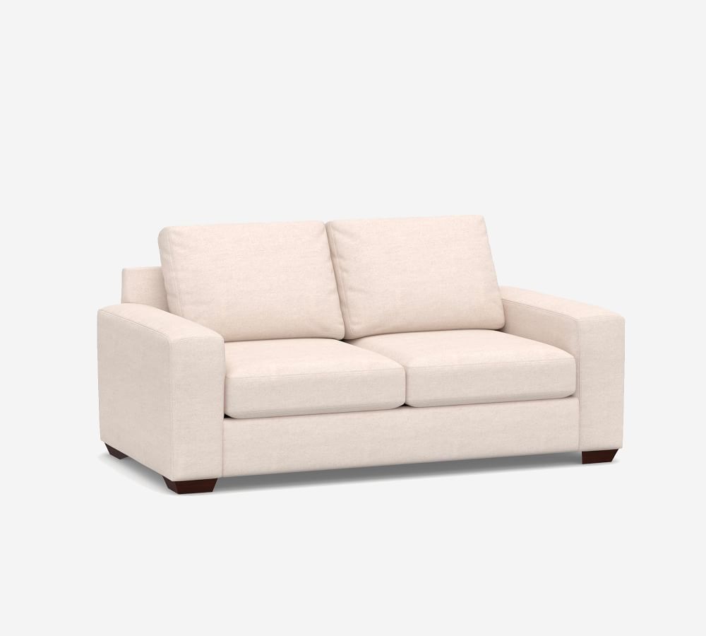 Big Sur Square Arm Fabric Sofa Collection Pottery Barn